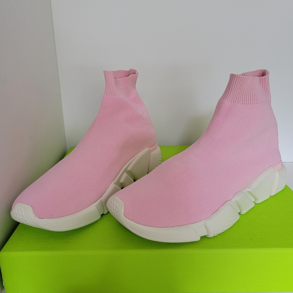 Jeffrey Campbell Pink Sock Sneakers